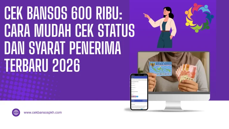 Cek Bansos 600 Ribu